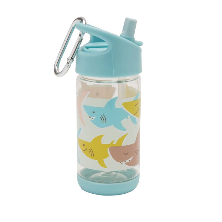 Sugarbooger by Ore’ Originals - Wholesale Water Bottle - Flip & Sip | Smiley Shark