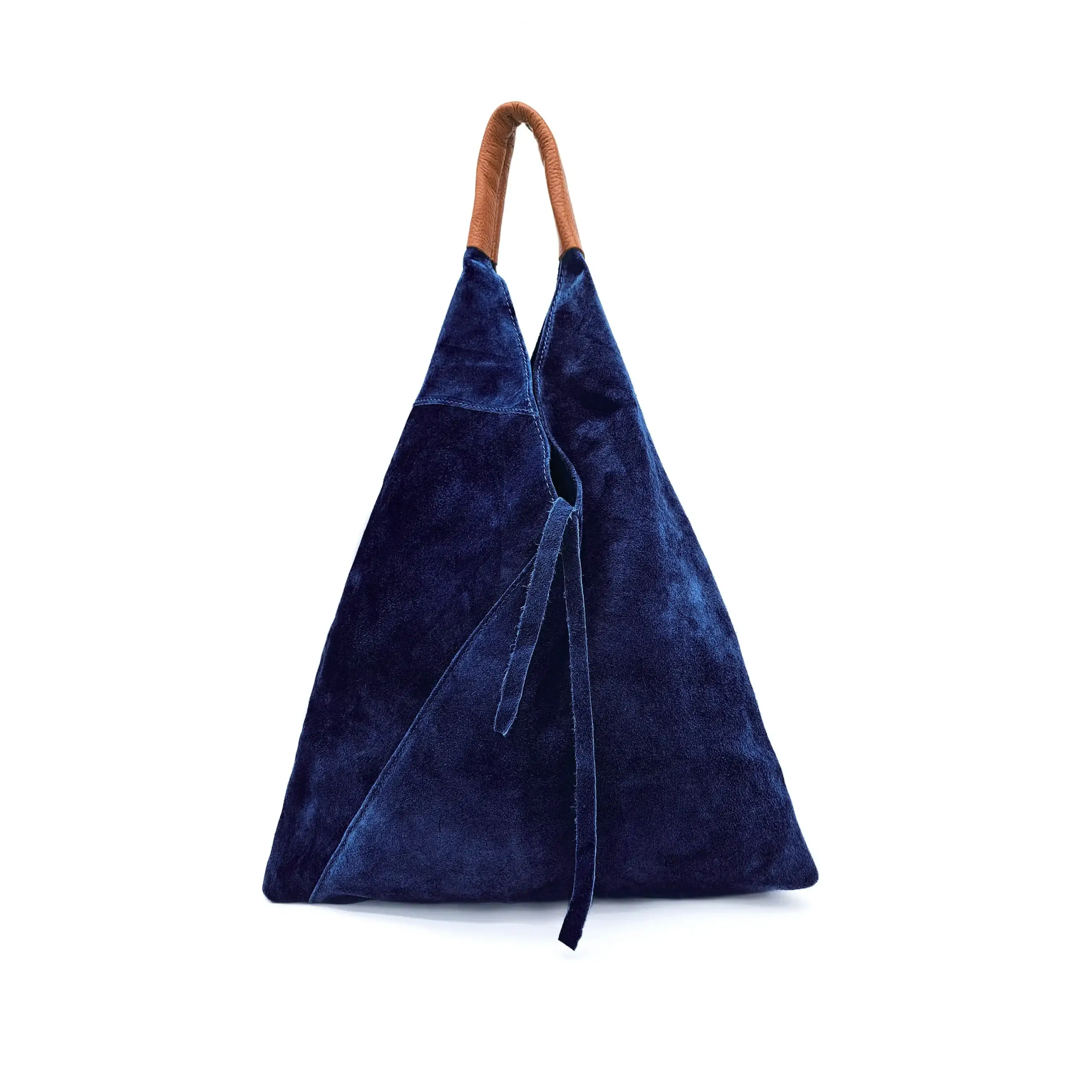 Ellas Trading - Wholesale Shoulder Bag - Women's - Drawstring Slouchy Italian Suede Tote Bag with Purse8