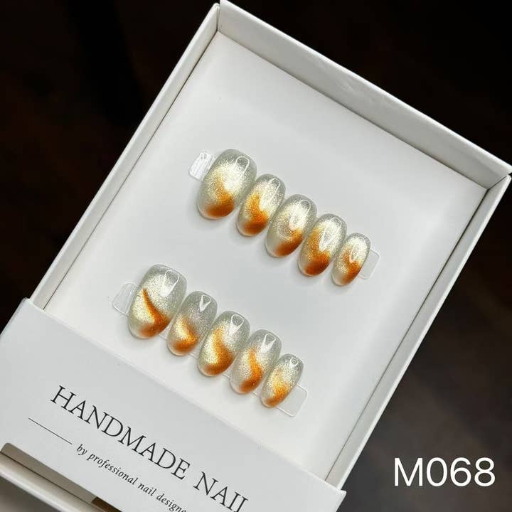 Unhas postiças feitas à mão 241038 (Cópia) por atacado de foamboxnail