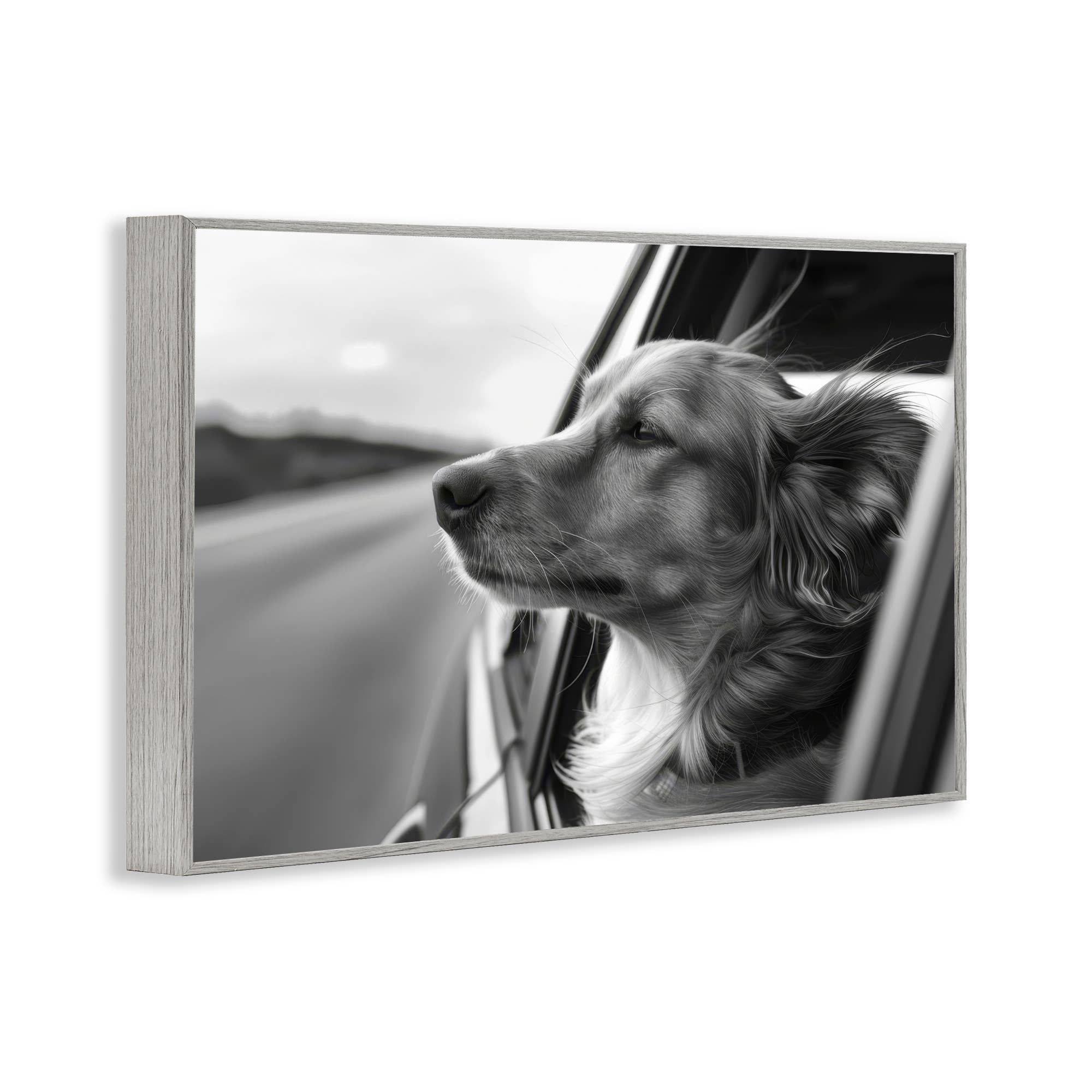 Stupell Industries - Wholesale Wall Sign - Dog Out Car Window - Framed Wall Art14