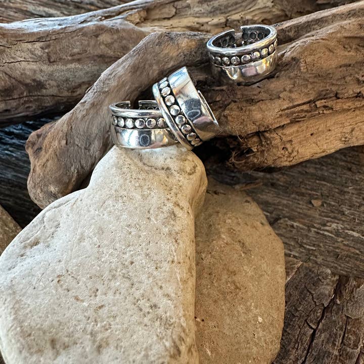 Bohemian Grace - Wholesale Band/Stacked Ring - Cascade sterling silver ring4