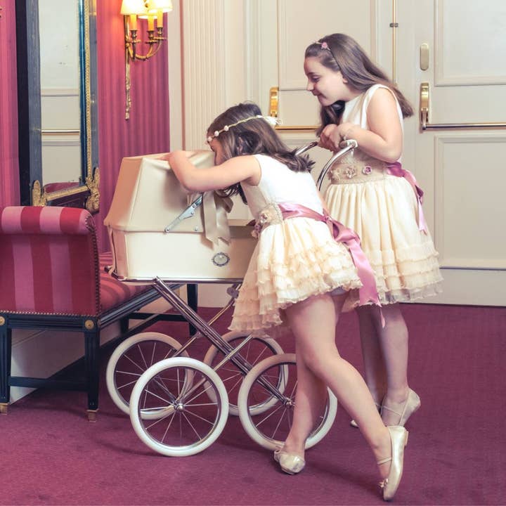 Maria & Jesus - Wholesale Doll Stroller - Kids - Sweet Car + Napa Bag - Customizable Color, Size, and with Your Name!10