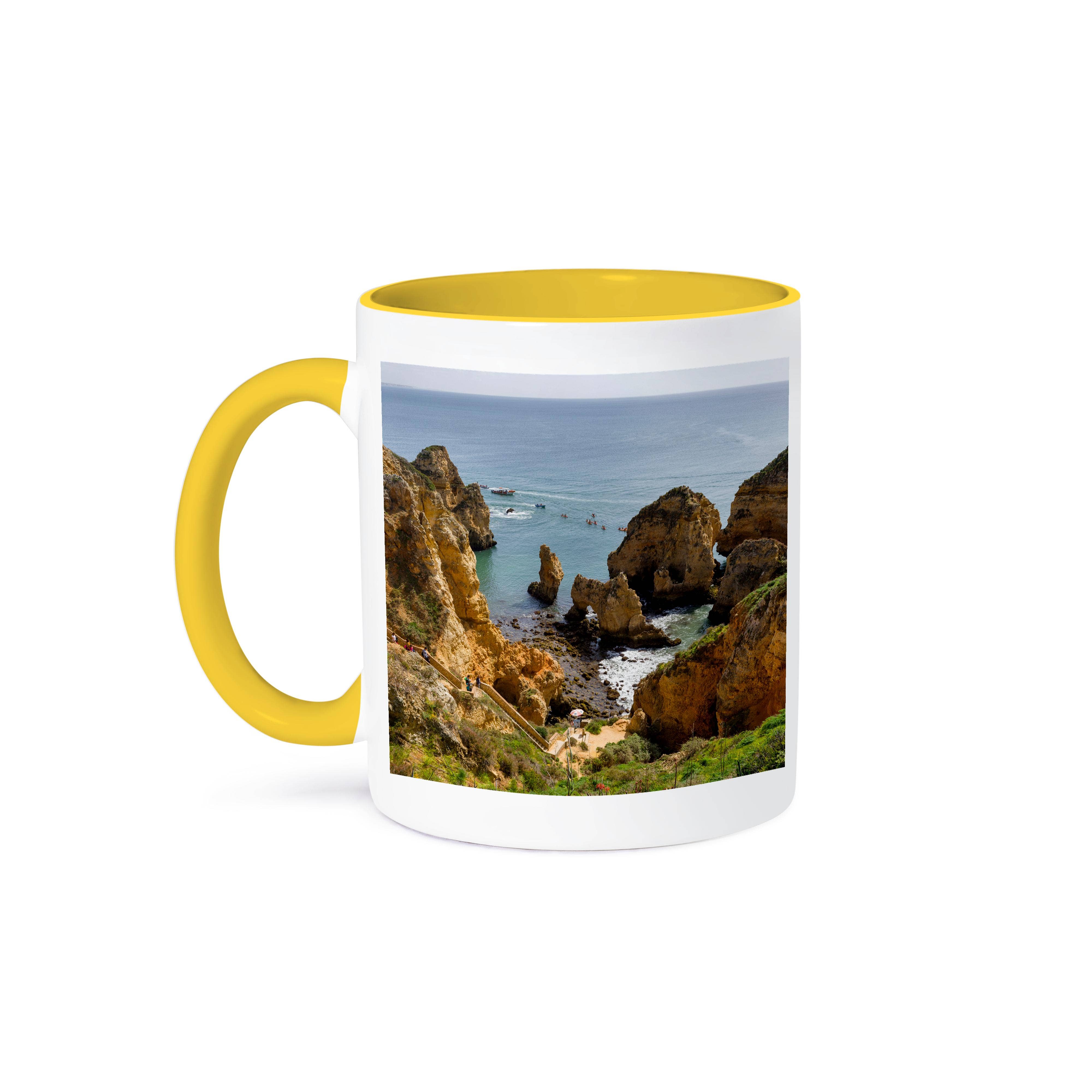 3dRose - Wholesale Coffee Mug - 3dRose, View from Ponta da Piedade at the rocky coast of the Algarve, Portugal, Mug0