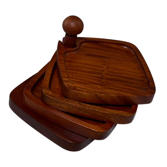 Primeware Inc. - Wholesale Servies voorgerecht - Voorgerecht Dienblad Mahonie Ontwerp4