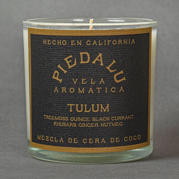 7oz Tulum - Exotic Fresh Filled Jar Candle for wholesale by PIEDALU VELA AROMÁTICA