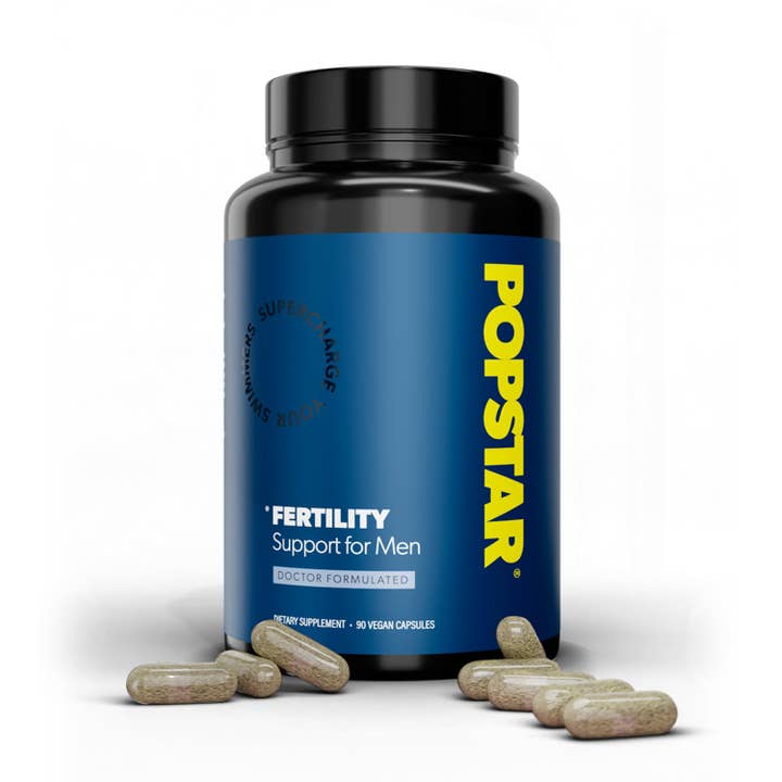 Popstar Fertility Support Daily Supplement For Men for wholesale by Popstar Labs