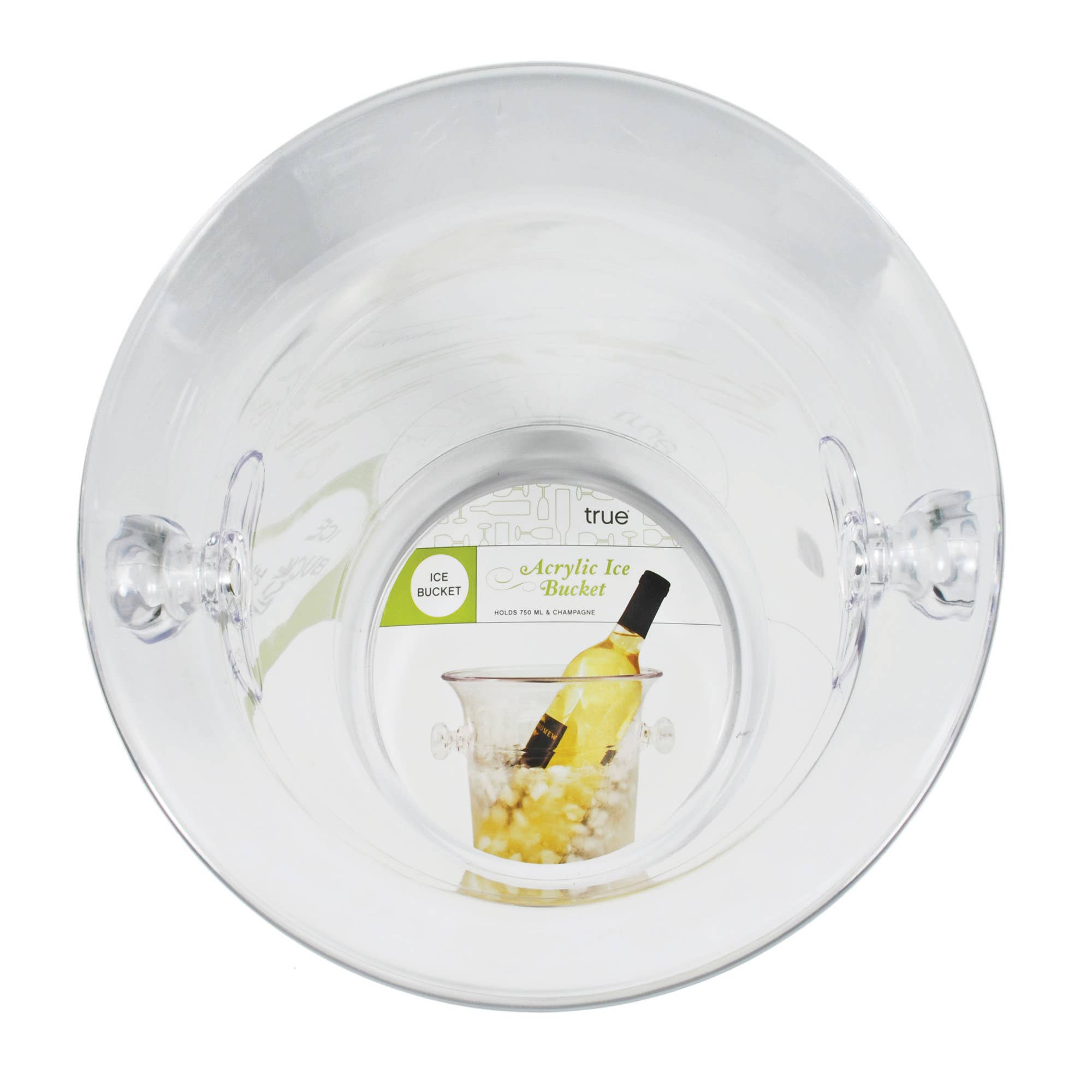 TRUE - Wholesale Ice Bucket - Arctic 3 Liter Clear Acrylic Ice Bucket with Knob Handles1