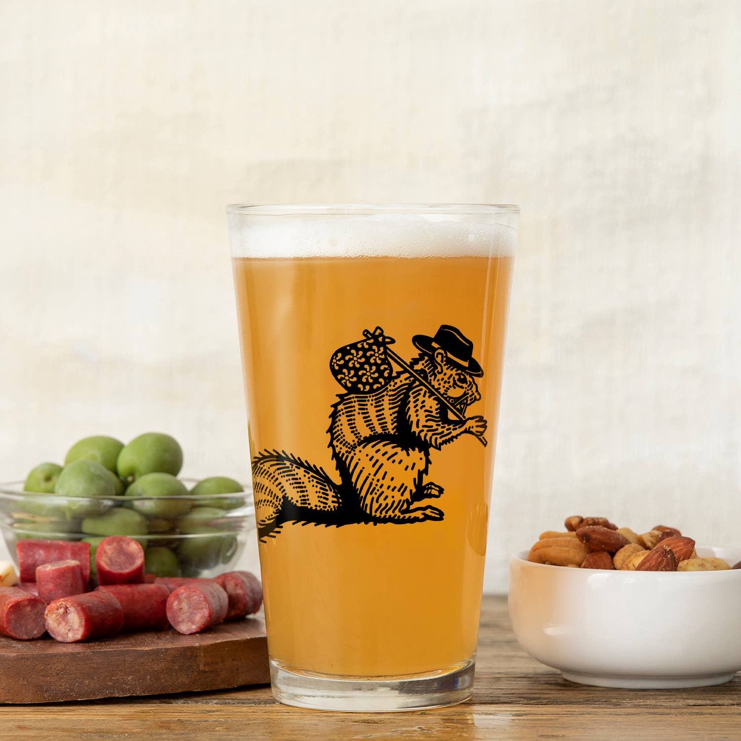 Two Little Fruits - Wholesale Beer Glass/Mug - Drinkware | Pint Glass | Cocktail Glass | Squirrel Glasses2
