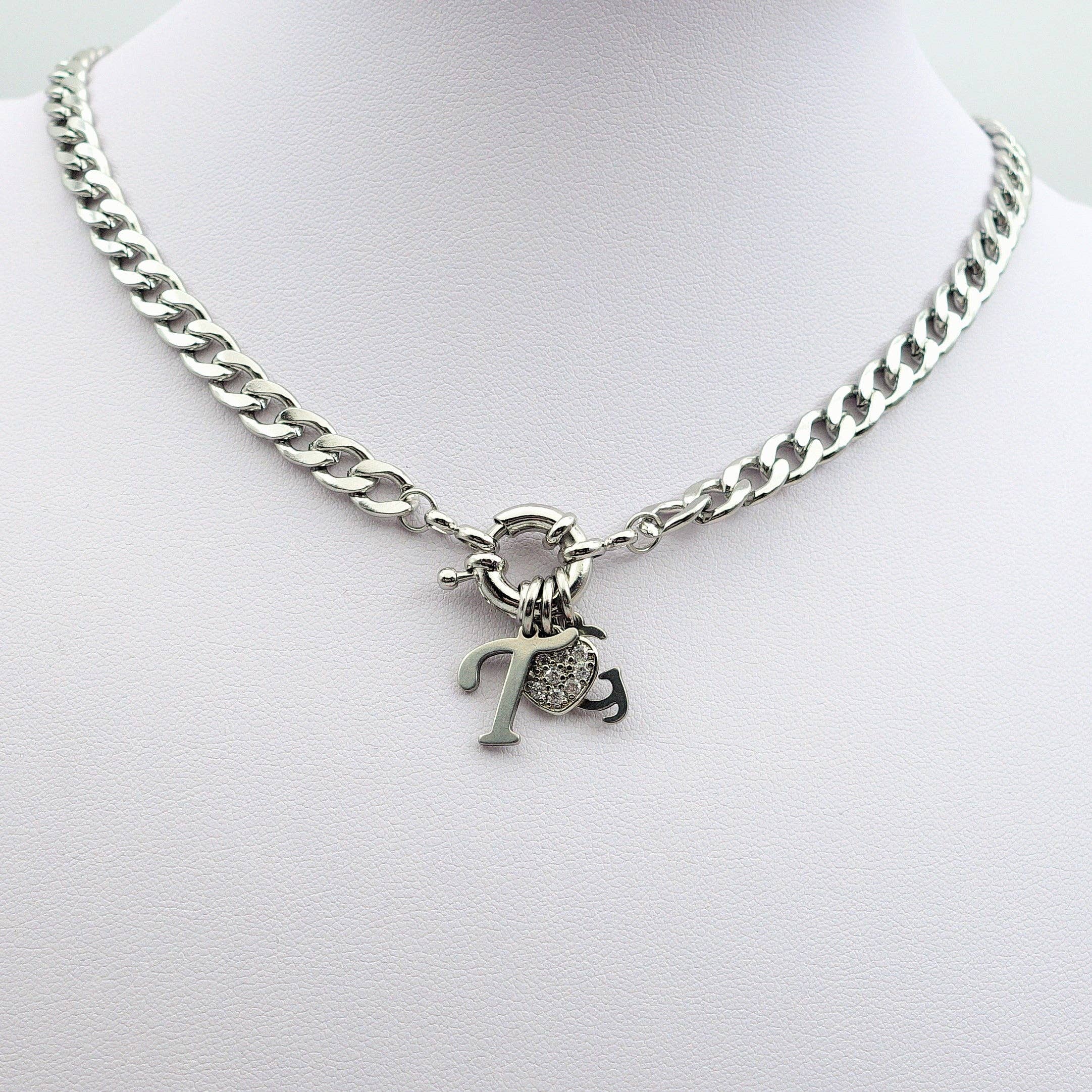 Daemon srls – wholesale Pendant/charm necklace – MY INITIALS ~ Collana Personalizzata Con le tue iniziali in Acciaio Inossidabile3