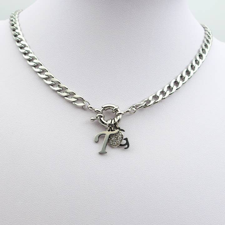 Daemon srls - Wholesale Pendant/Charm Necklace - MY INITIALS ~ Collana Personalizzata Con le tue iniziali in Acciaio Inossidabile3
