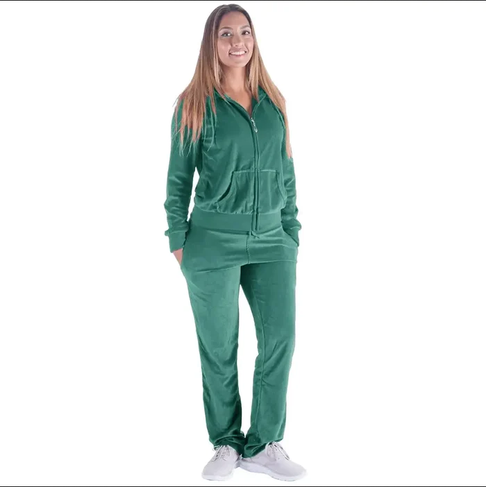 Generation XYZ - Wholesale Lounge Set - Women's - Women's Velour Set (HF-LJS-200)3