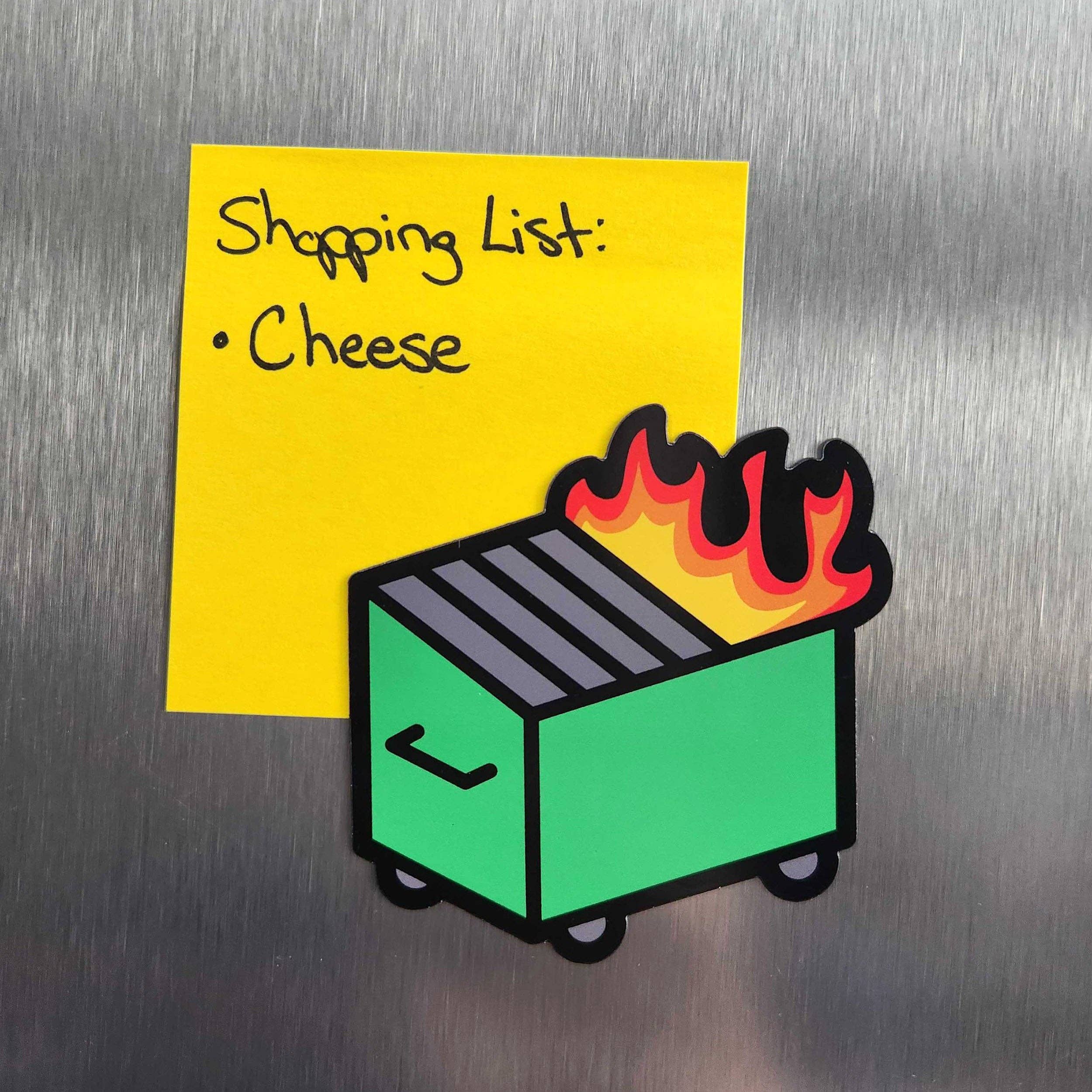 KP General Store - Wholesale Magnet - Dumpster Fire Magnet1