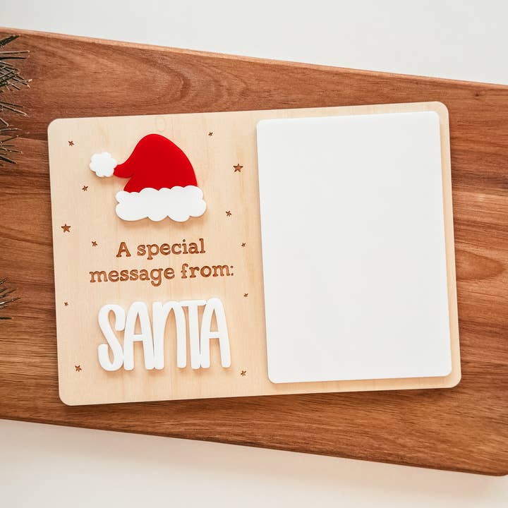 Mensagem do Mini Sinal do Papai Noel por atacado de Knotty Design Co.