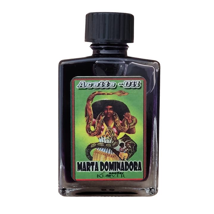 Olio di incantesimo Holy Marta Dominatrix - Bottiglia da 1 fl. oz. per la vendita all'ingrosso da parte di Botanica Luz Del Dia Inc