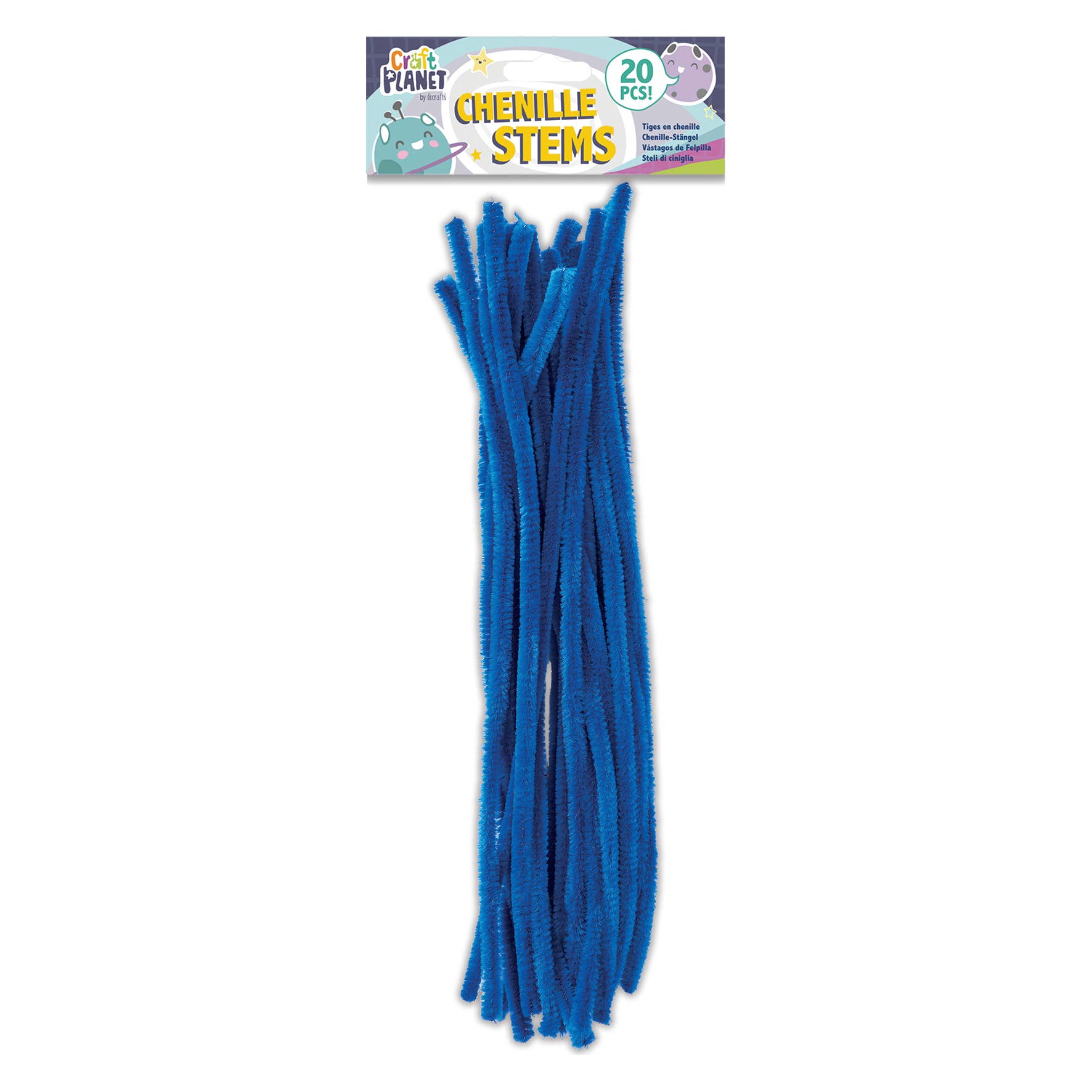 West Design Products - Wholesale Craft Supplies - Craft Planet Coloured Pipe Cleaners 300mm 20 Pack Blue0