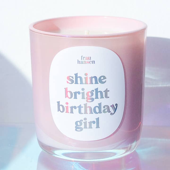 Scented Candle Birthday Girl (Pack of 4) for wholesale by Frau Hansen