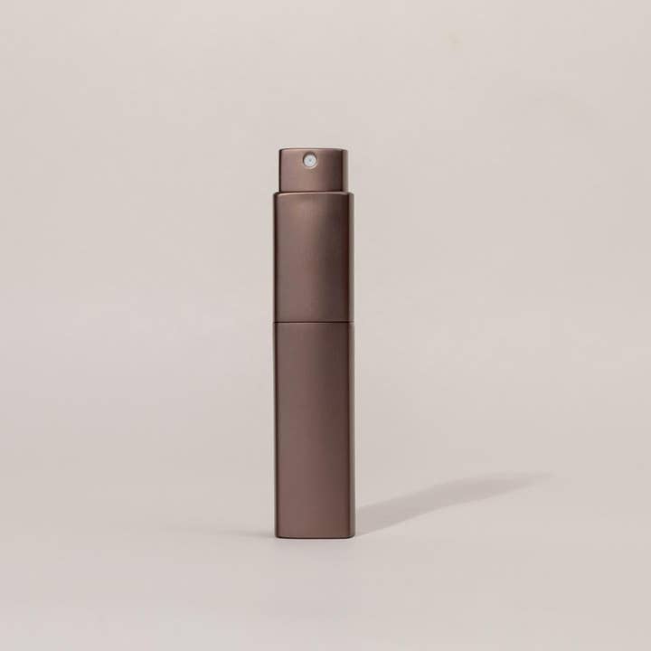 Refillable Perfume Travel Spray Grey Brown for wholesale by Aé Australia