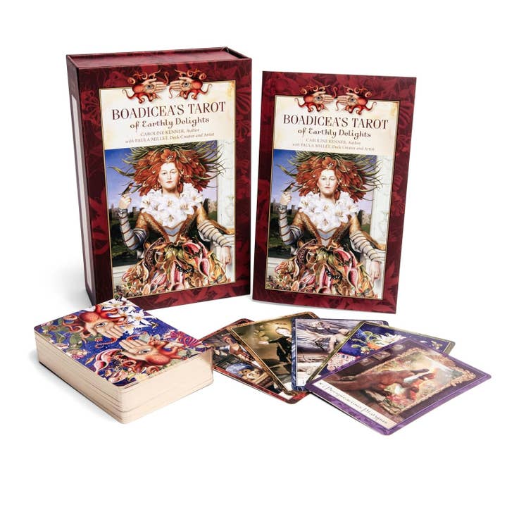 Boadicea's Tarot of Earthly Delights Cards Deck Schiffer Publishing for wholesale by Cardshouse