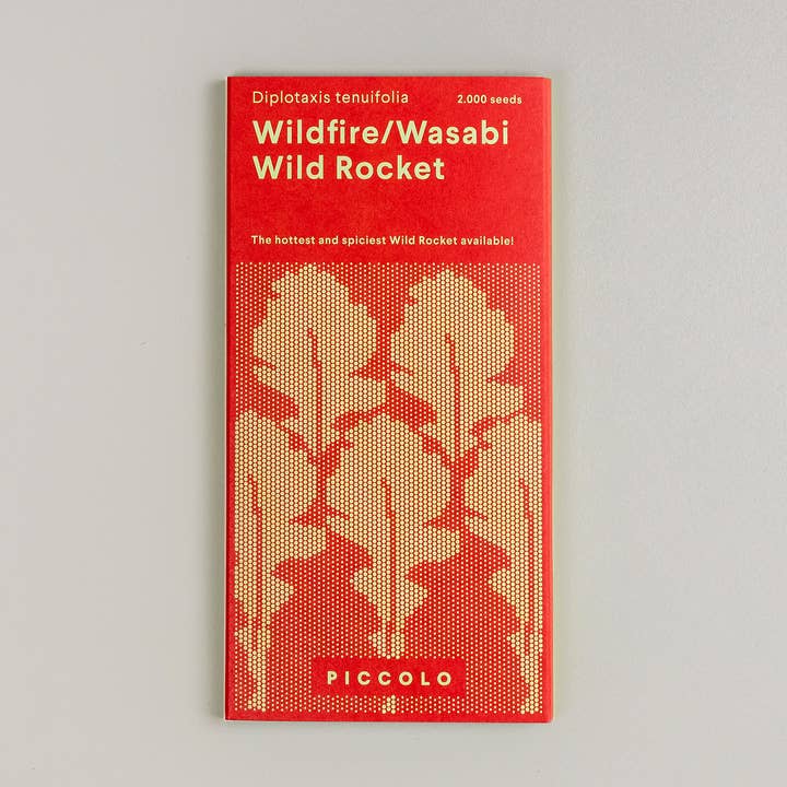 Piccolo Seeds - Wholesale Plant Seeds - Wild Rocket Wildfire-Wasabi