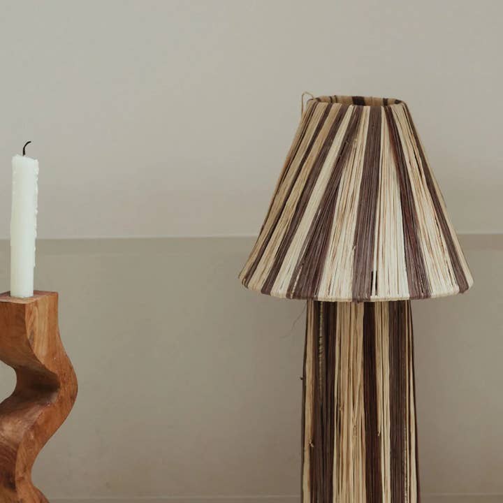 High crafty – wholesale Lampshade – Raffia Lamp Series 2 – Coco | Handwoven Moroccan Raffia Lamp1