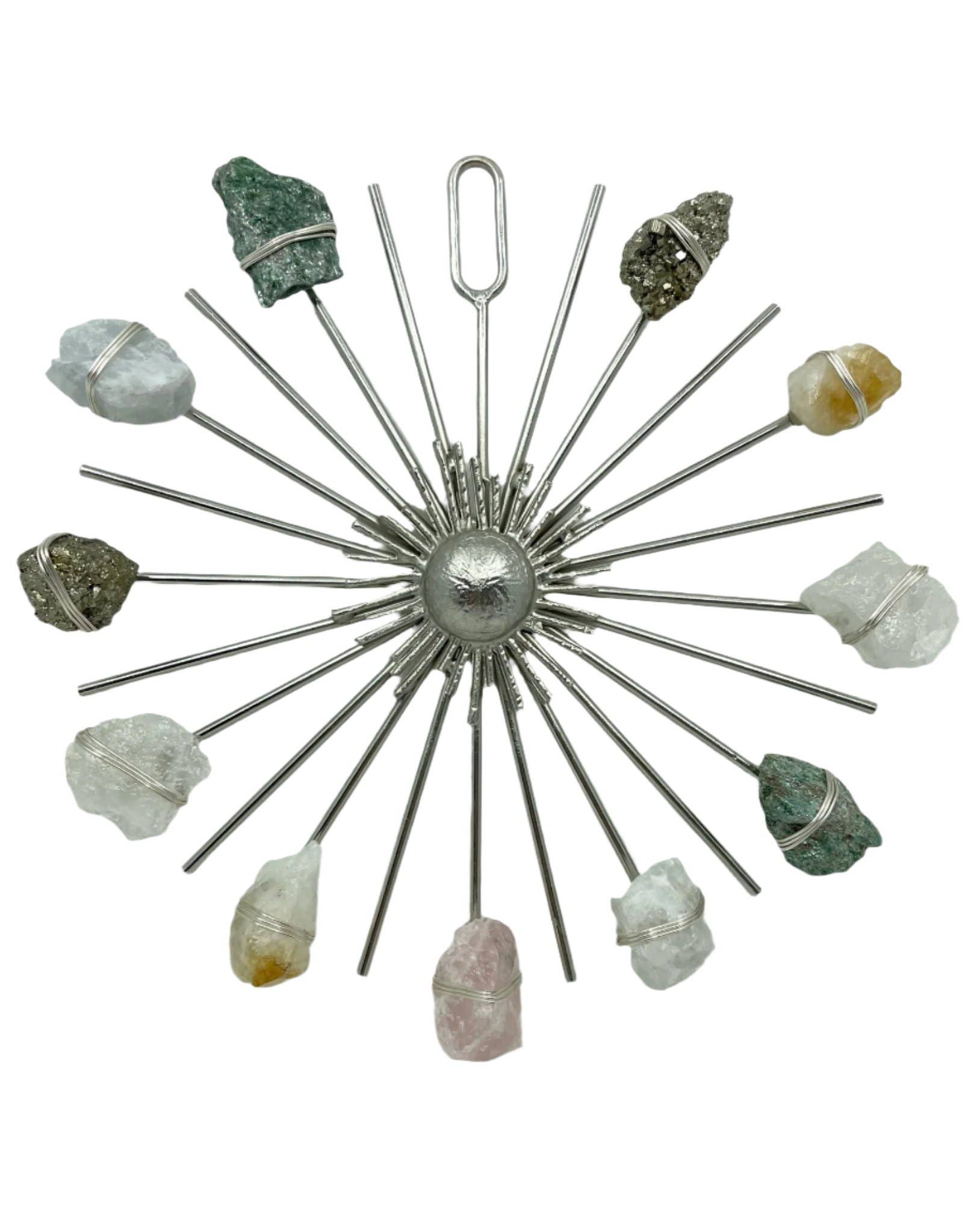 Ariana Ost - Wholesale Spiritual Stone/Crystal - Rainbow Sunburst Crystal Grid – Joy, Love & Light1