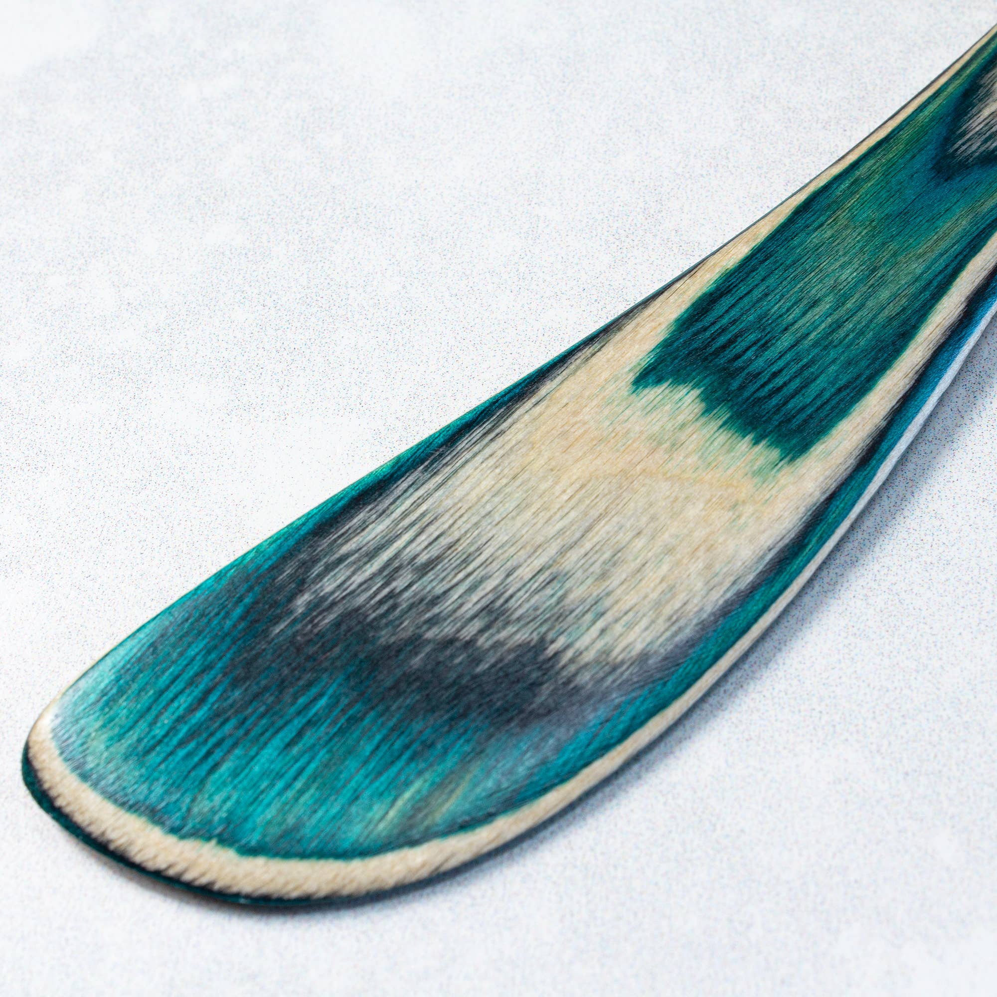 Totally Bamboo - Wholesale Cheese Spreader - Baltique® Mykonos Colorful Wooden Cheese Spreader Knife, 8"3