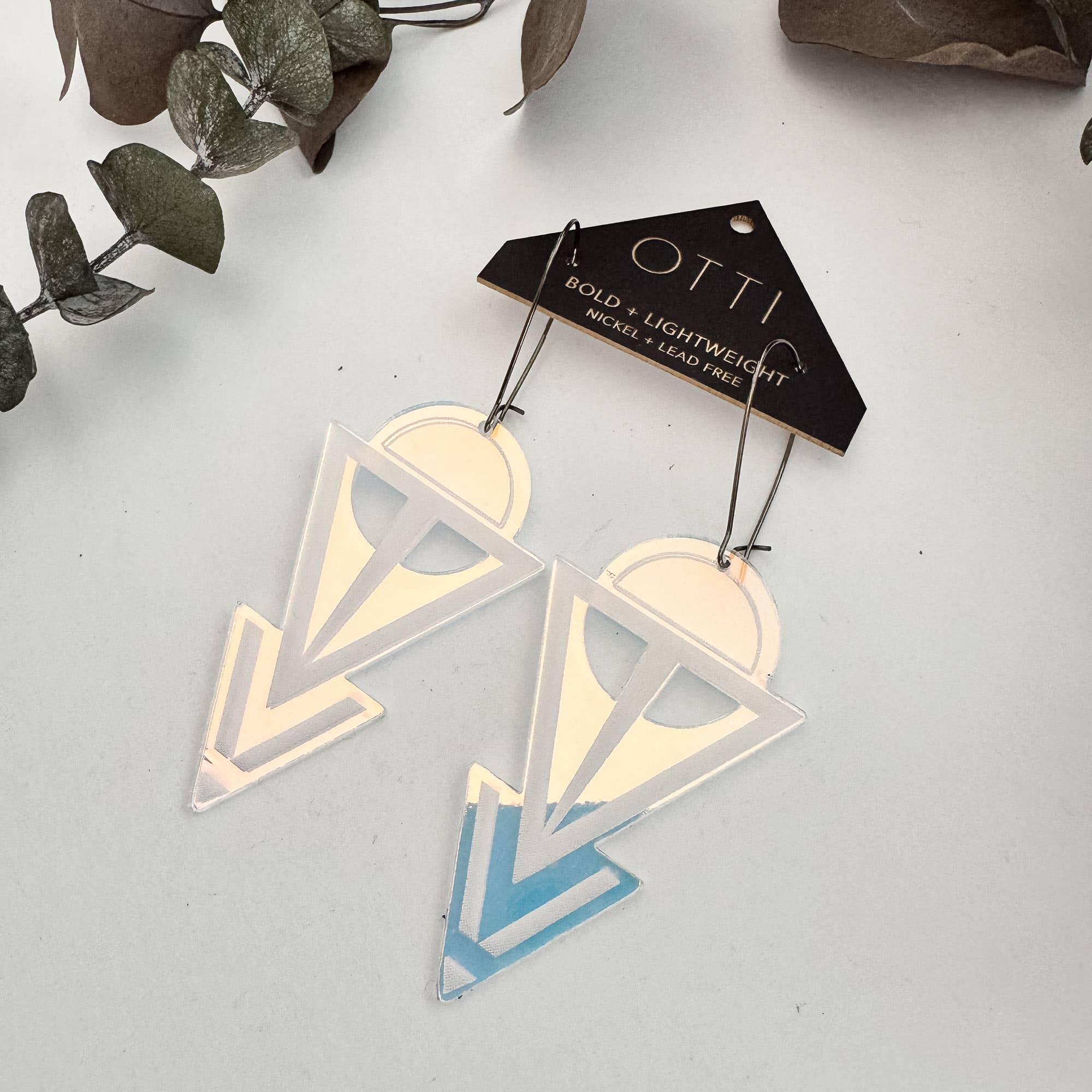 OTTI - Wholesale Dangle Earrings - Lightweight Architectural Earrings: COVEN (3 color options)10