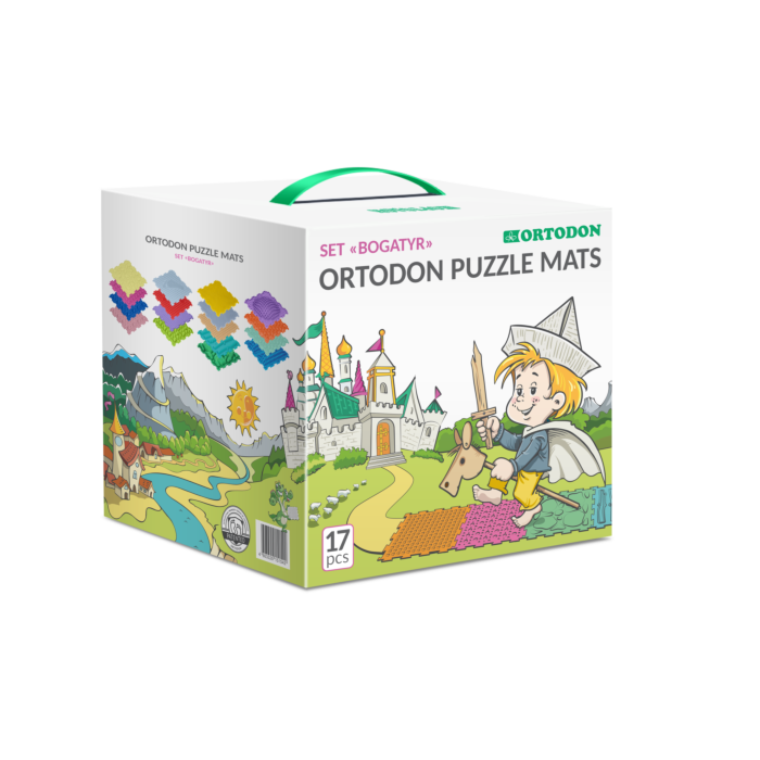 Clever Monsters - Wholesale Puzzle - Kids - Ortodon Sensory Massage Puzzle Mat - Earthy Tones2