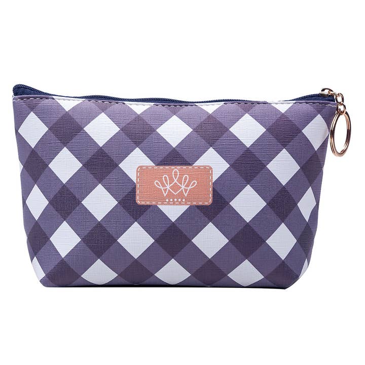 MLTT0048 Ladies' Toiletry Bag 21x12 cm Purple Polyester for wholesale by Clayre & Eef