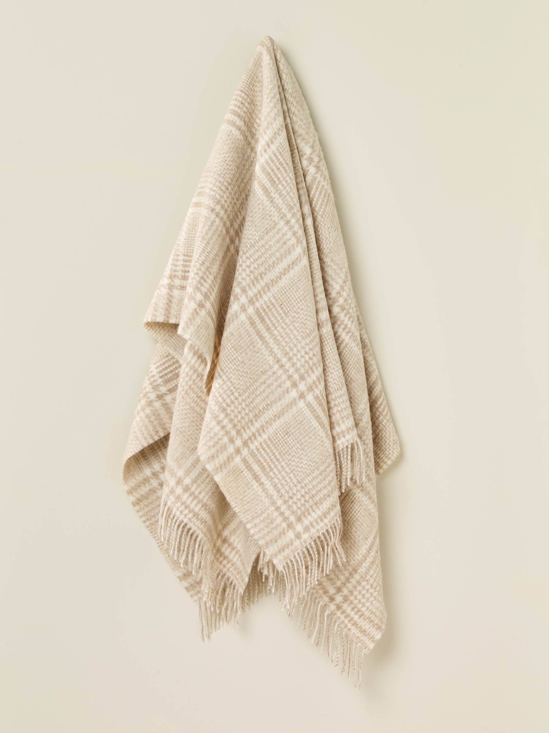 Bronte by Moon - Wholesale Decoratiedeken - Patchwork Glen Check Wollen Deken van Brits Wol0