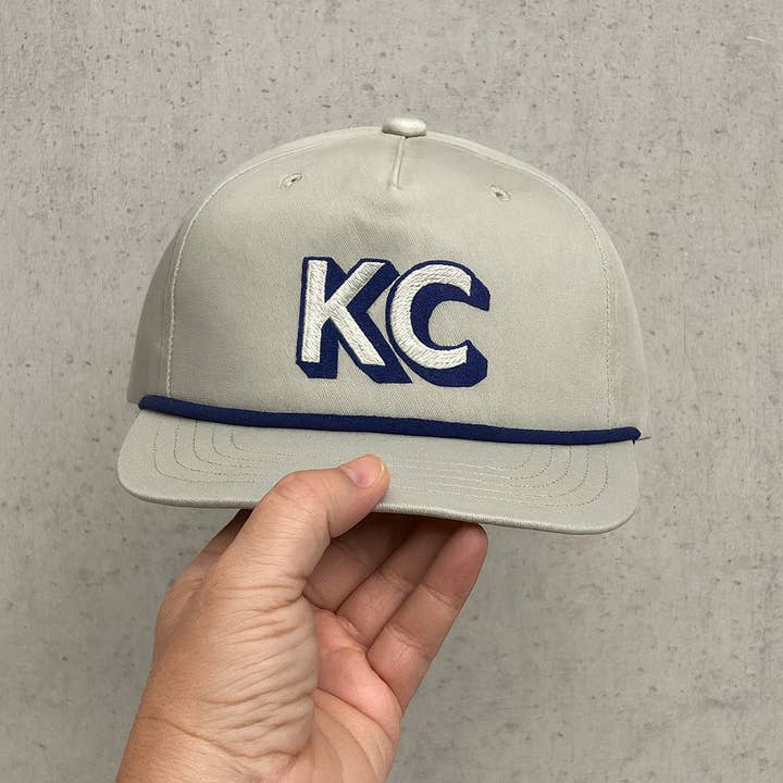 Embroidered Kansas City KC Rope Snapback for wholesale by Thread Friday