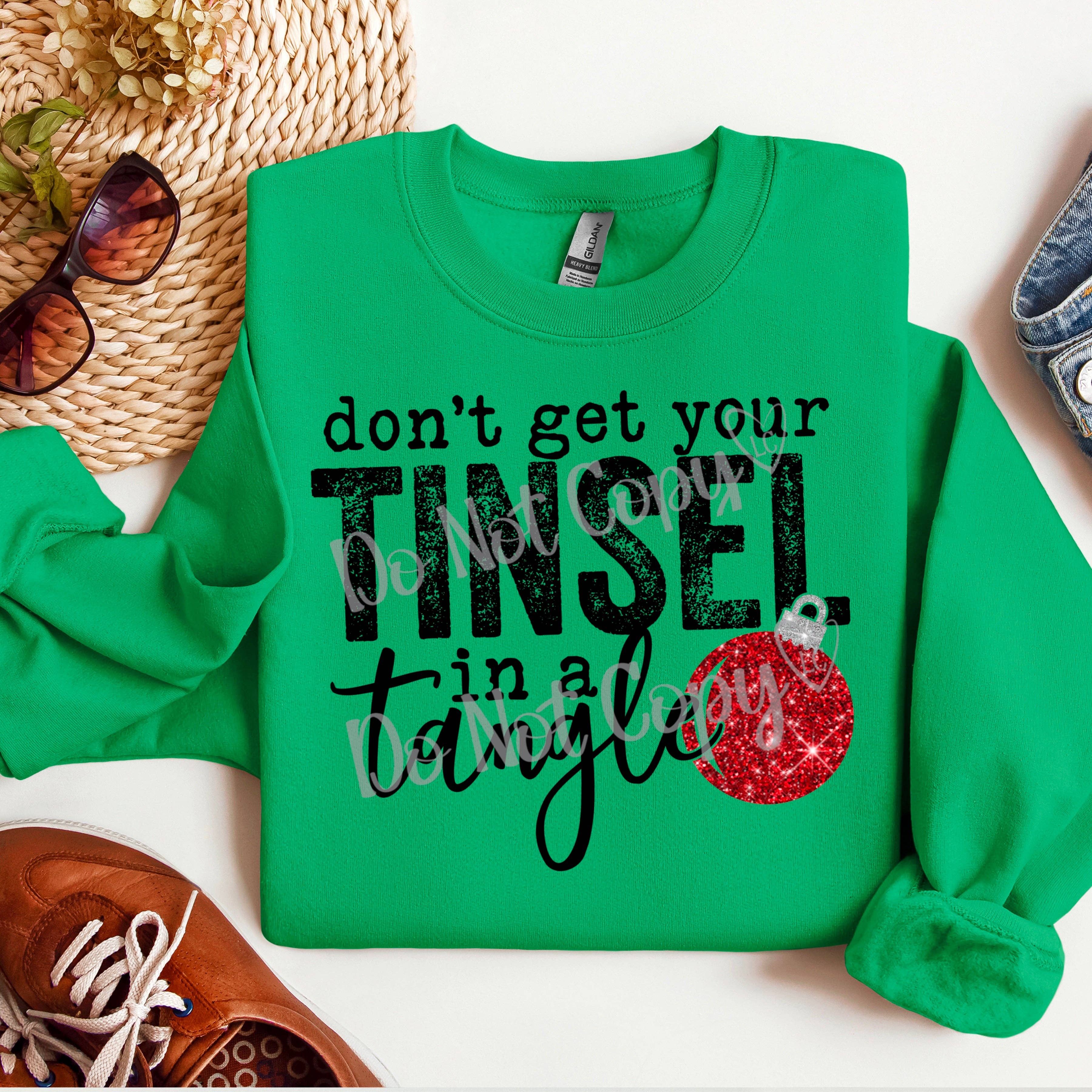 Lauras Closet – Großhandel Sweatshirt mit Grafikdruck – Unisex – Glitzer in Aufruhr - Rot - Grafik-T-Shirt2