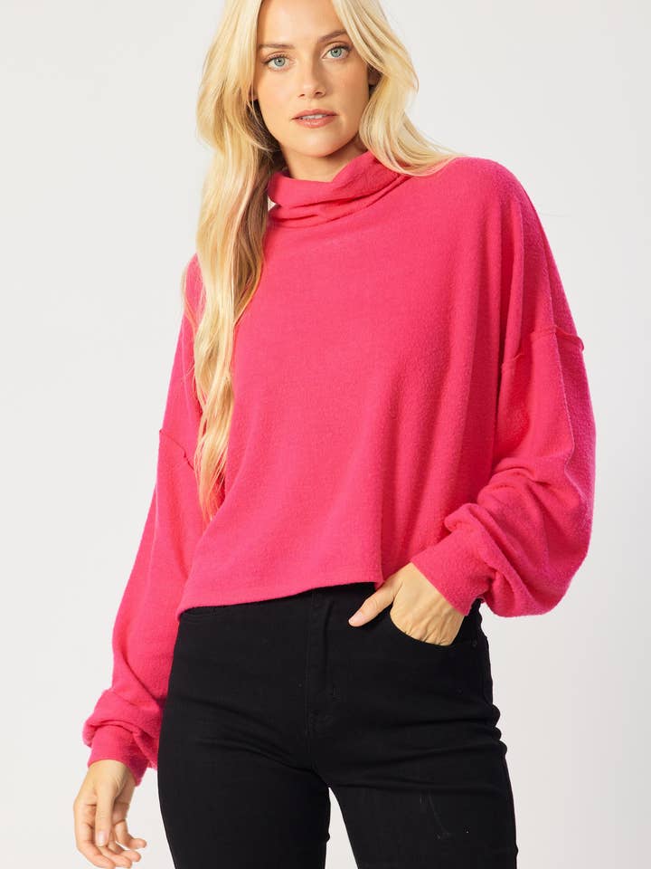 ST3490 - PULL EN TRICOT BROSSÉ AU TOUCHER EN CACHEMIRE pour la vente par FSL Apparel