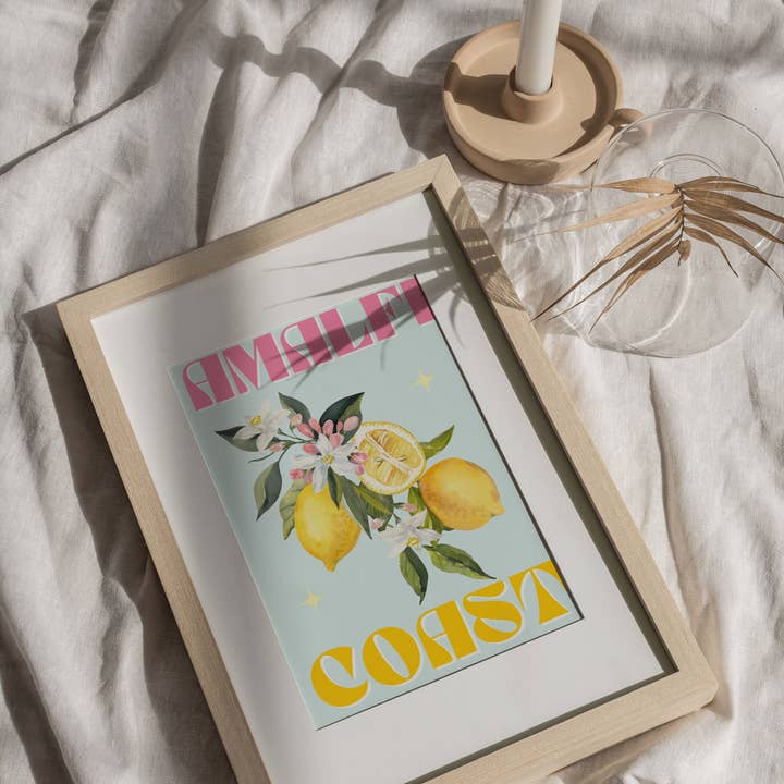 LXR CREATE – wholesale Art print – Amalfi Coast Bright Location Print1