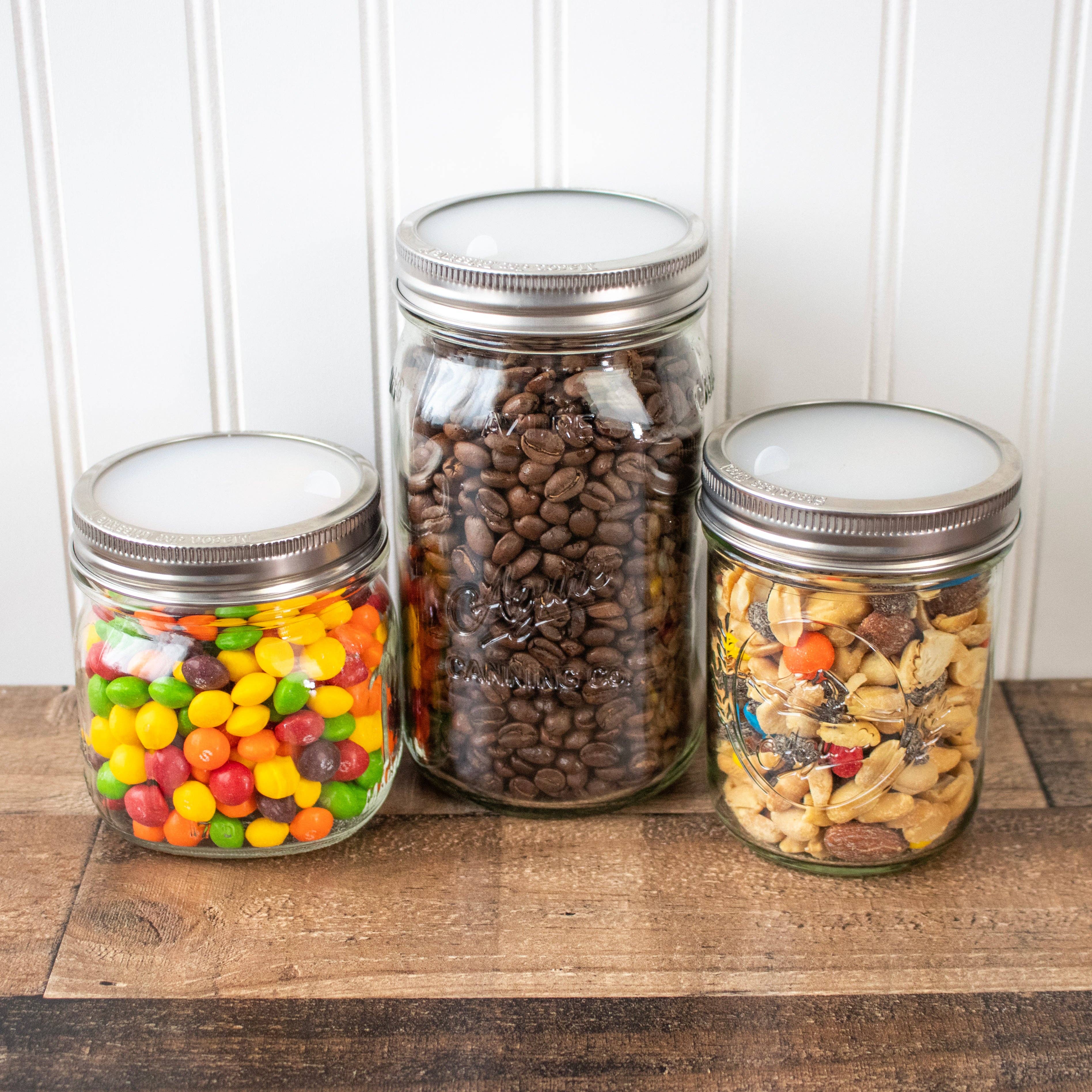 Mason Jar Lifestyle - Wholesale Food Storage Container - Platinum Cured, Leak Proof Silicone Sealing Lid Liners19