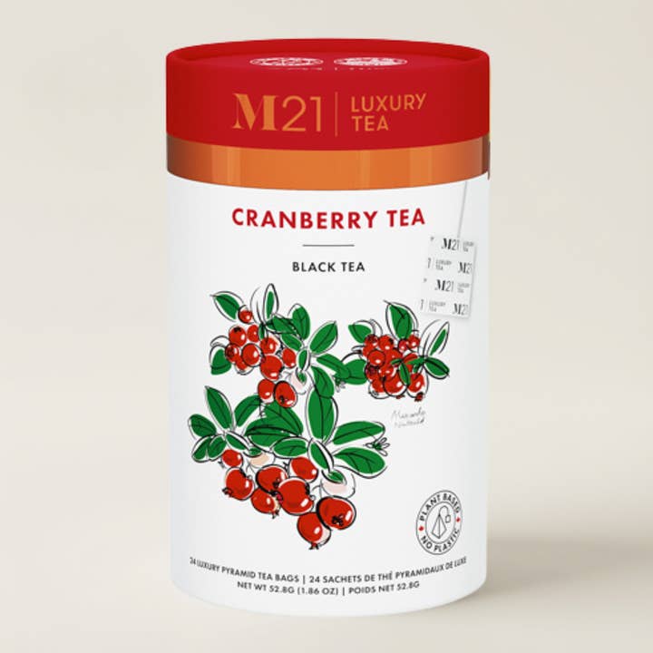 Cranberry Luxury Black Tea | Canadian for wholesale by Tega Organic Tea