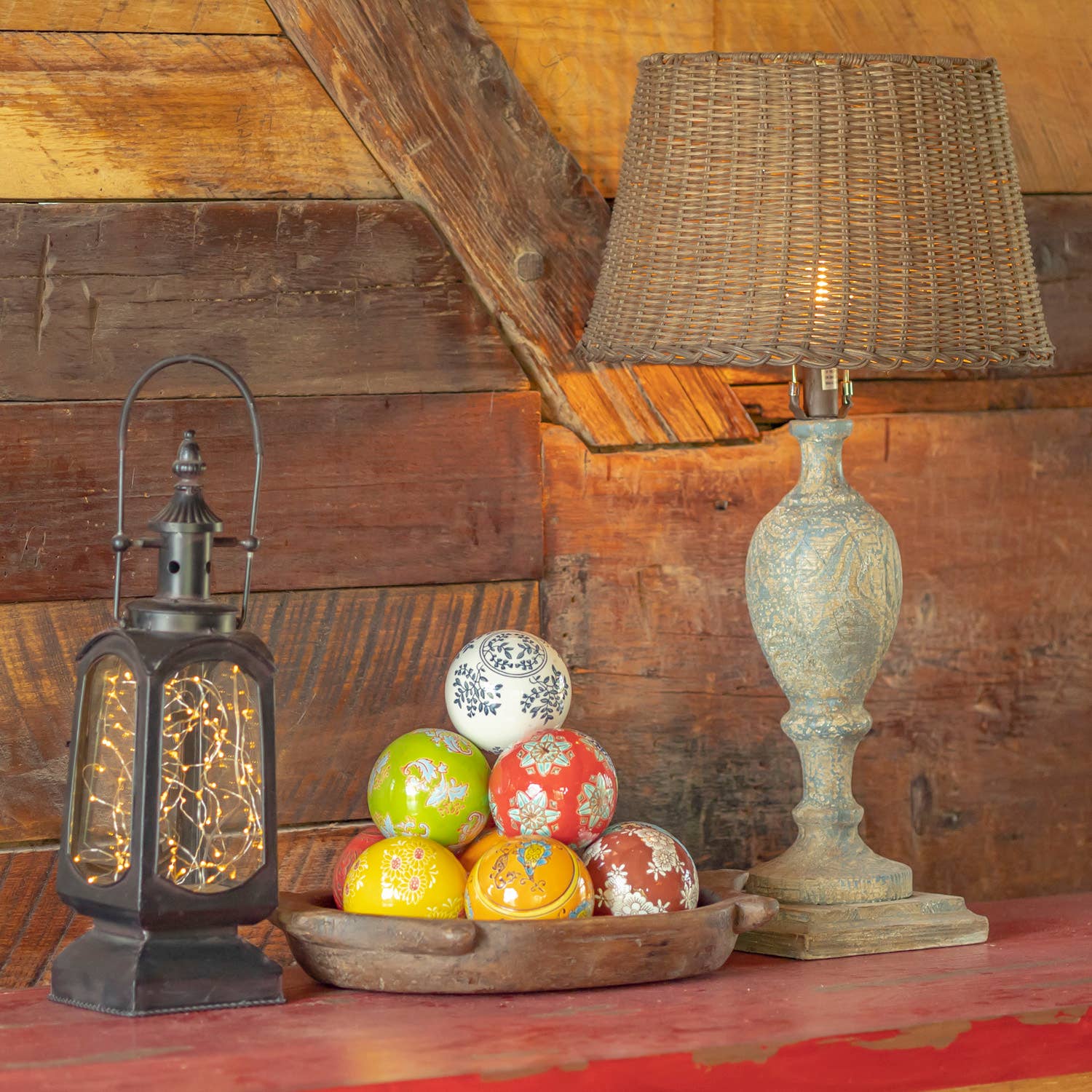 Zaer Ltd. International - Vente Décorations de table - Lot de 12 boules de marin en céramique de 4 po Yokohama, couleurs vives5