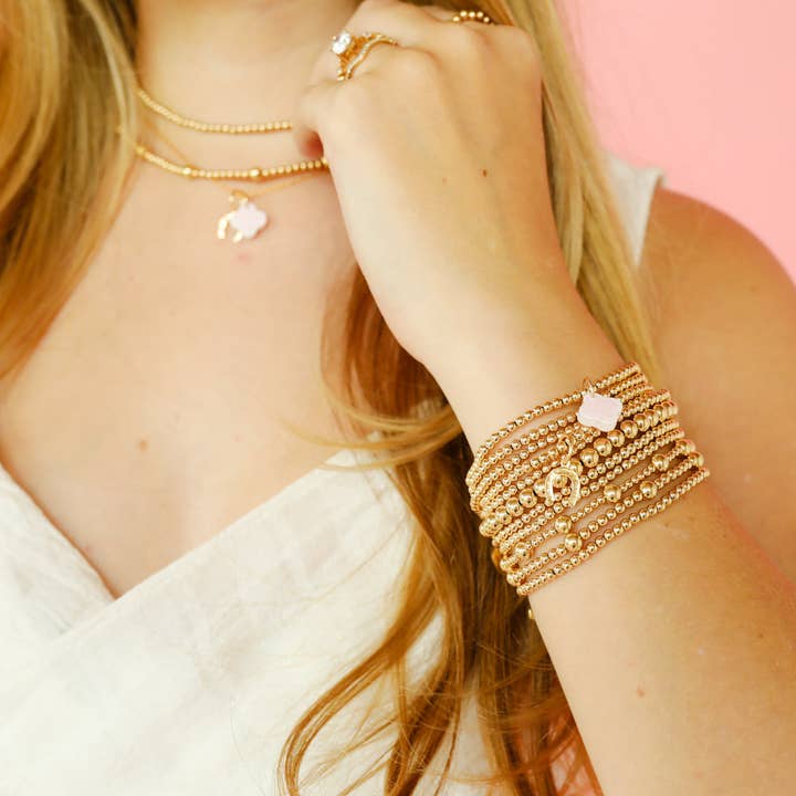 Wholesale Horseshoe Gold Charm Bracelet for your store Faire