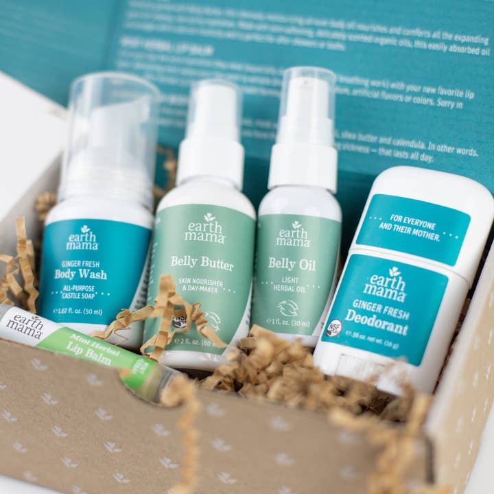 Earth Mama Organics - Wholesale New Mom Gift Box/Set - A Little Something For Mama-To-Be