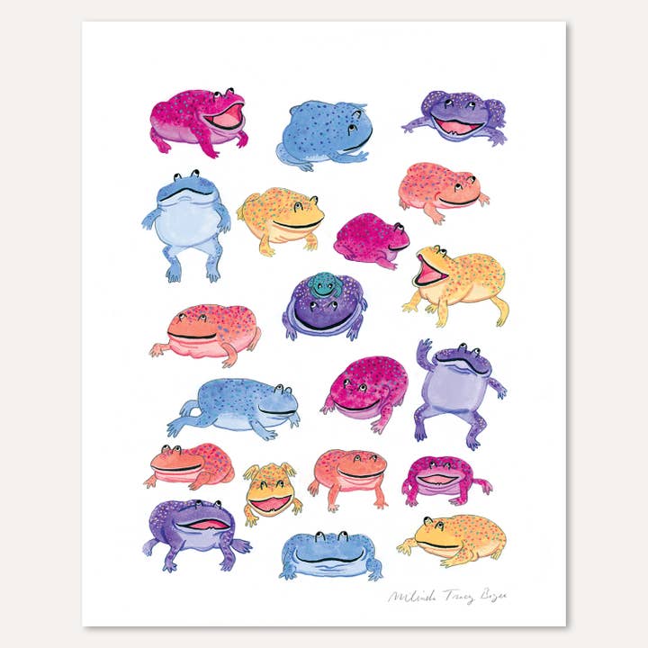 Party Mouse Studio - Wholesale Art Print - Magic Frog Print1