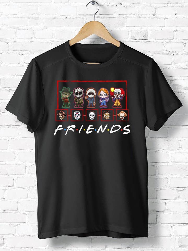 Chemise Chibi Friends Horror Killer, Tueur de personnages d'horreur pour la vente par iBuyCanvas