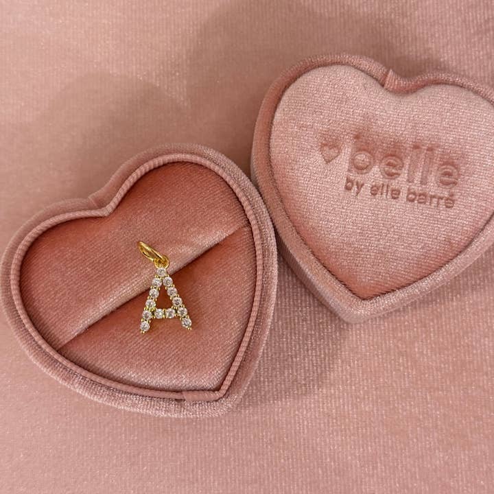 Mini CZ Pendente Inicial por atacado de Belle By Elle