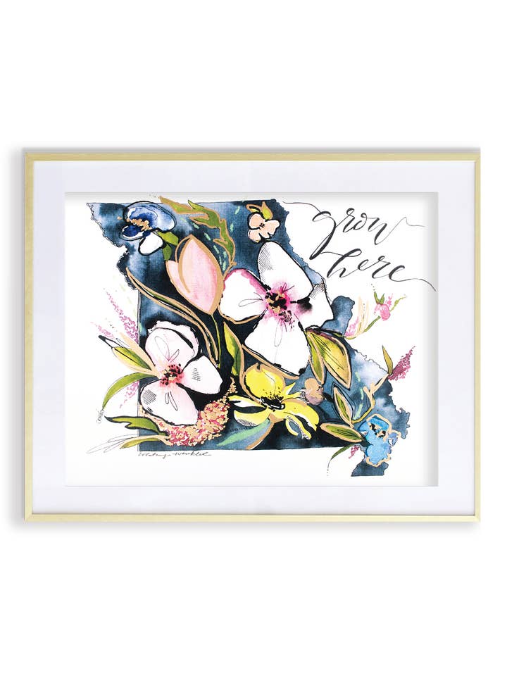 Missouri Grow Here Print for wholesale by Whitney Winkler