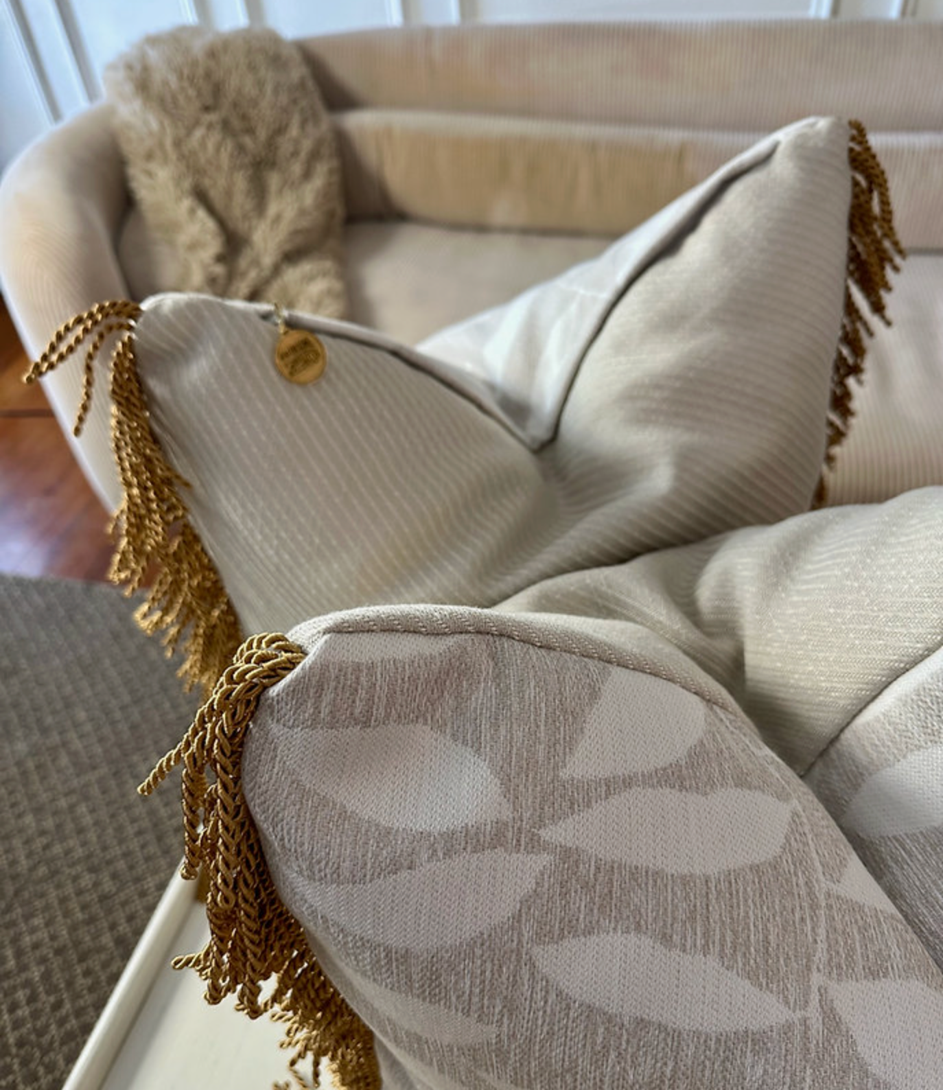 American Prosperity Pillow - America 250 licensee - Wholesale Throw/Decorative Pillow - Liberty Lux American Prosperity Pillow Indoor Neutrals8