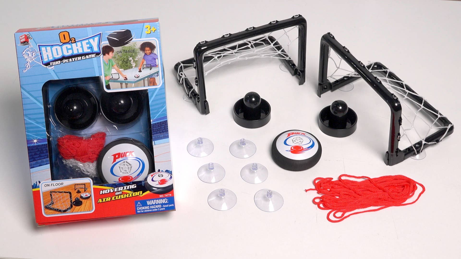 MukikiM Toys & Games - Wholesale Sporting Game - Kids & Baby - O2 Hockey - Play Anywhere Air Hockey Game Set6