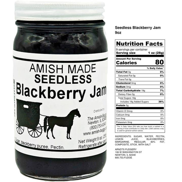 Arndt's Fudgery LLC - Wholesale Jam/Jelly - Amish made Jam and Jellies - 8 oz.38