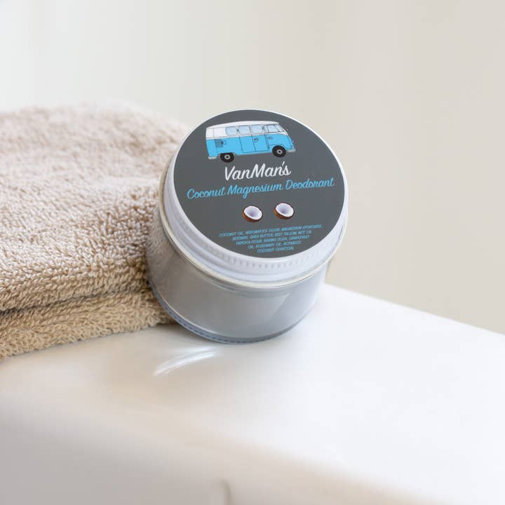 The VanMan Company - Wholesale Deodorant - Unisex - VanMan's Coconut Magnesium Deodorant - 2 oz1