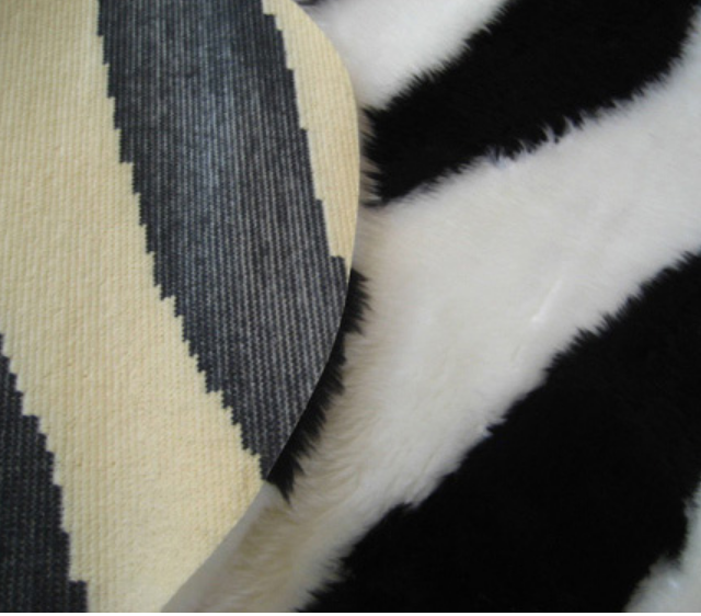 Walk on Me - Wholesale Area Rug - bold striped zebra pelt0