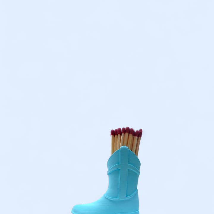 Potty Mouth Makery – Großhandel Streichholzhalter – Match & Striker Combo Cowboystiefelhalter 8