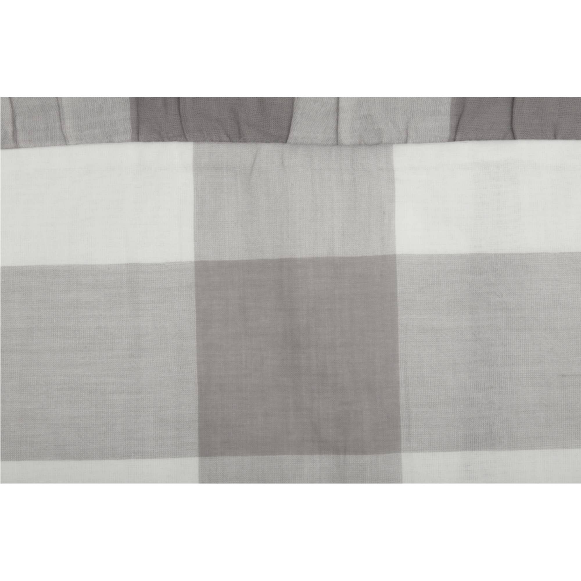 VHC Brands - Vente Housse de coussin - Taie d'oreiller Madison Check grise 20Lx12W3